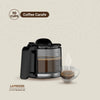 Side Profile of LePresso Coffee Machine with 400ml Travel Mug