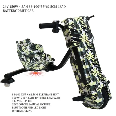 Electric Drift Scooter 24w With Colorful light, Horn, Bluetooth