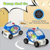 POLICE CAR FOR KIDS WITH BUMP & GO ACTION,LIGHT & SOUND TOYS NO.5093A