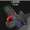 GAMING KEYBOARD + MOUSE + PAD + HEADSET COMBO - UDOTZ CP-01