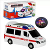 AMBULANCE WITH SIREN LIGHTS & SOUND NO.89-2689B