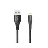 USB TO LIGHTNING NYLON CABLE FOR IPHONE 1M-XUNDD