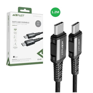 C TO C CABLE 1.2M NYLON- ACEFAST C1-03