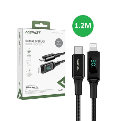 CABLE FOR IPHONE,IPAD,IPOD USB-C TO LIGHTNING 1.2M NYLON