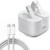 CHARGER FOR IPHONE 15 AND IPAD 20W ADAPTER + C TO C CABLE 1M - APPLE