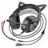 GAMING HEADSET - CAT EAR HOCO W107 (LED COLORFUL LIGHT)