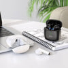 AIRPOD WITH SILICONE CASE -BLACK - HOCO ES56