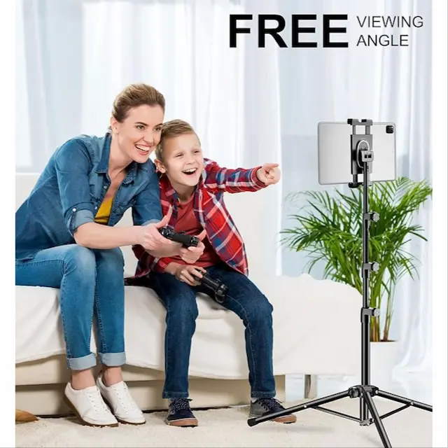 حامل ثلاثي القوائم للهواتف المحمولة والأجهزة اللوحية (4.7-13 بوصة) 