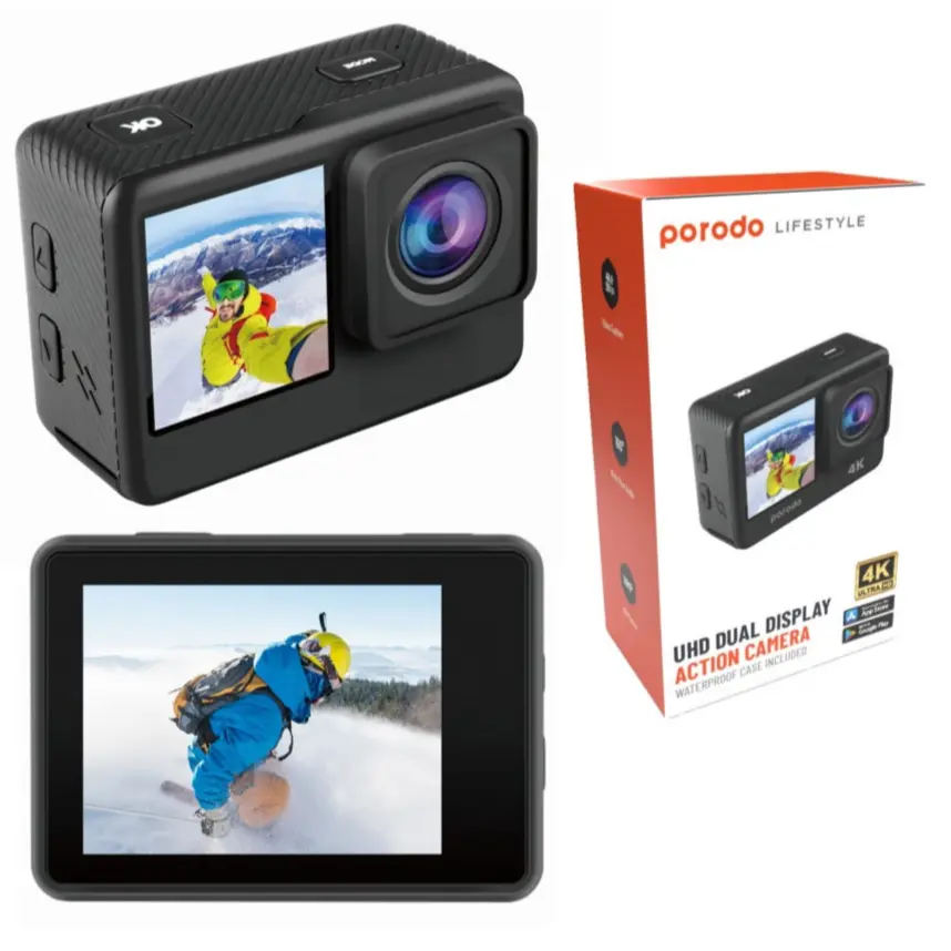 Dual Display Action Camera