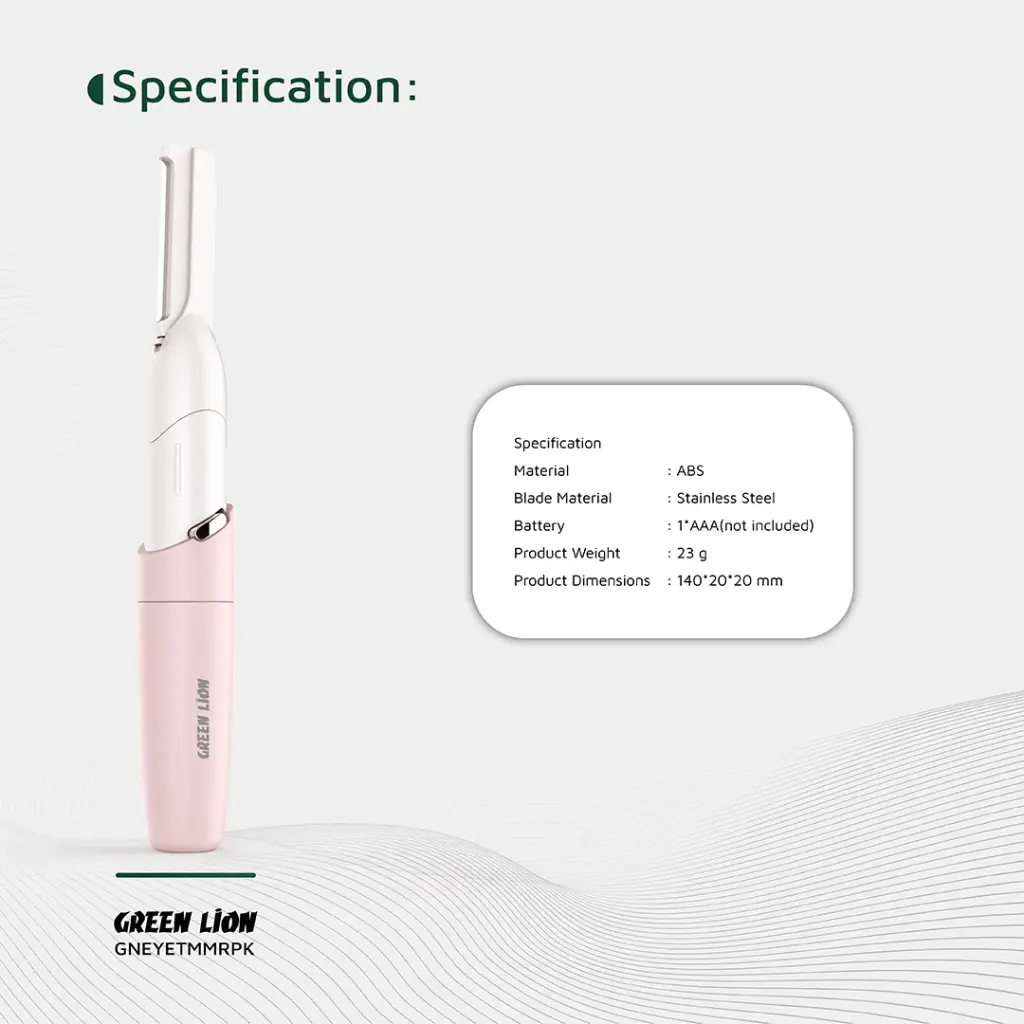 Eyebrow Hair Trimmer - Green Lion 3434