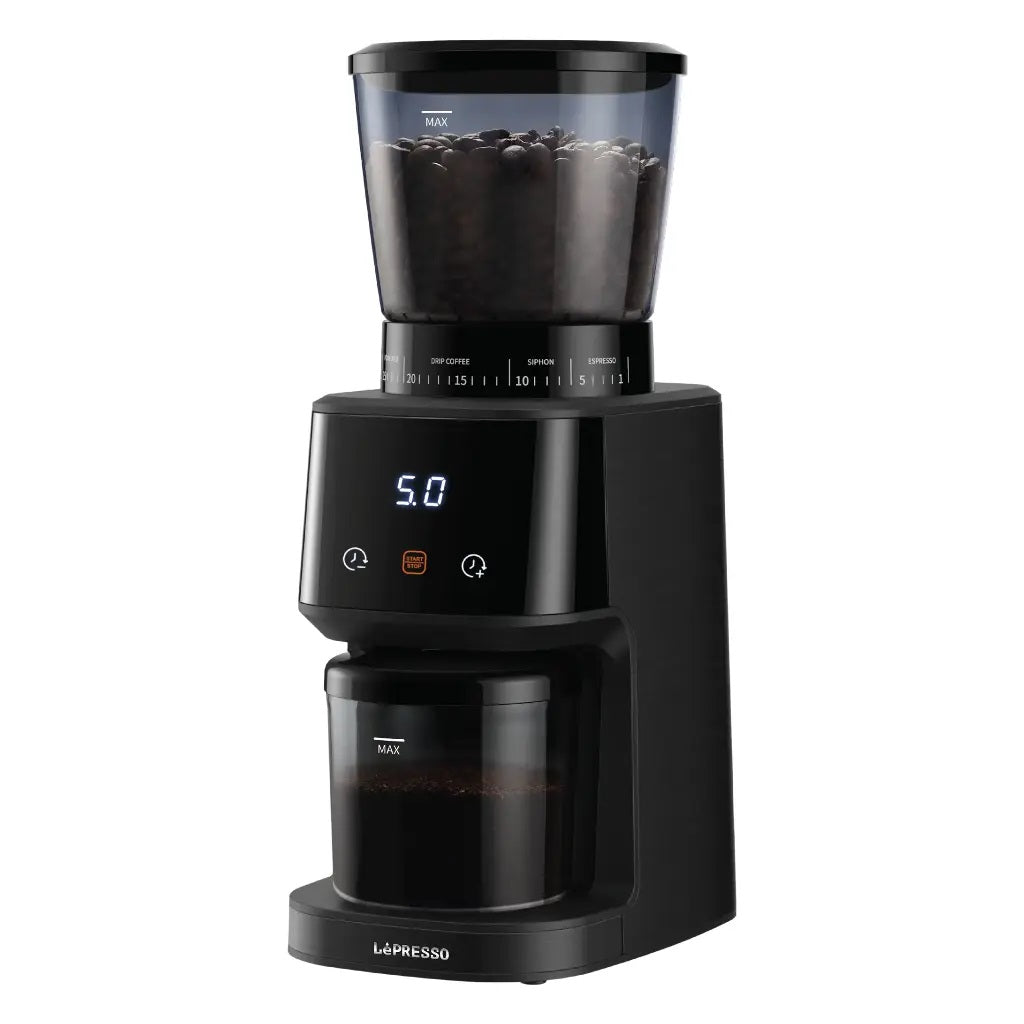 Lepresso Conical Burr Grinder - Black