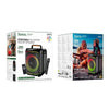 Hoco portable outdoor RGB Bluetooth speaker packaging on a white background