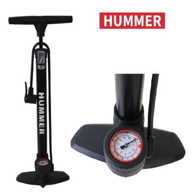 Bicycle Pump with Meter - Hummer P384-04