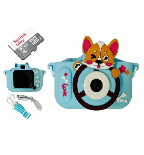 Children's Fun Camera + 32gb Memory Card - X200