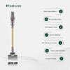 Green Lion GV-450 Cordless Vacuum Cleaner - Gray & Gold