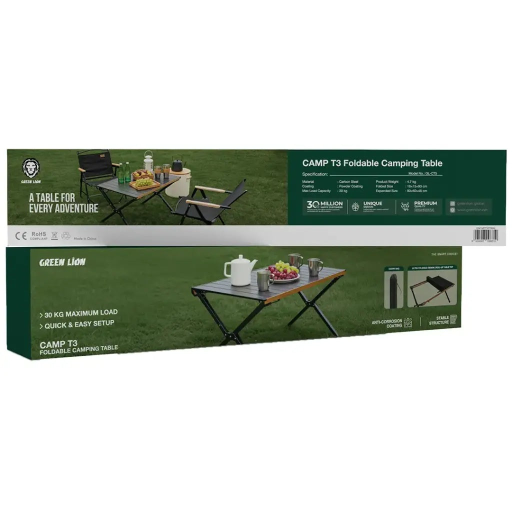 Close-up of anti-slip rubber feet and powder-coated steel legs for stability.

 لقطة قريبة لأرجل الطاولة الفولاذية المطلية والمزودة بقواعد مطاطية مانعة للانزلاق